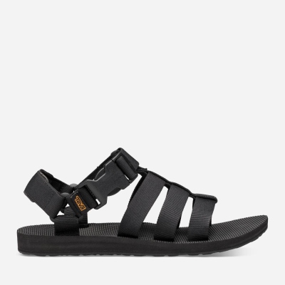 Teva Original Dorado - Men's Teva Hiking Sandals - Black | India (NIOZ31627)